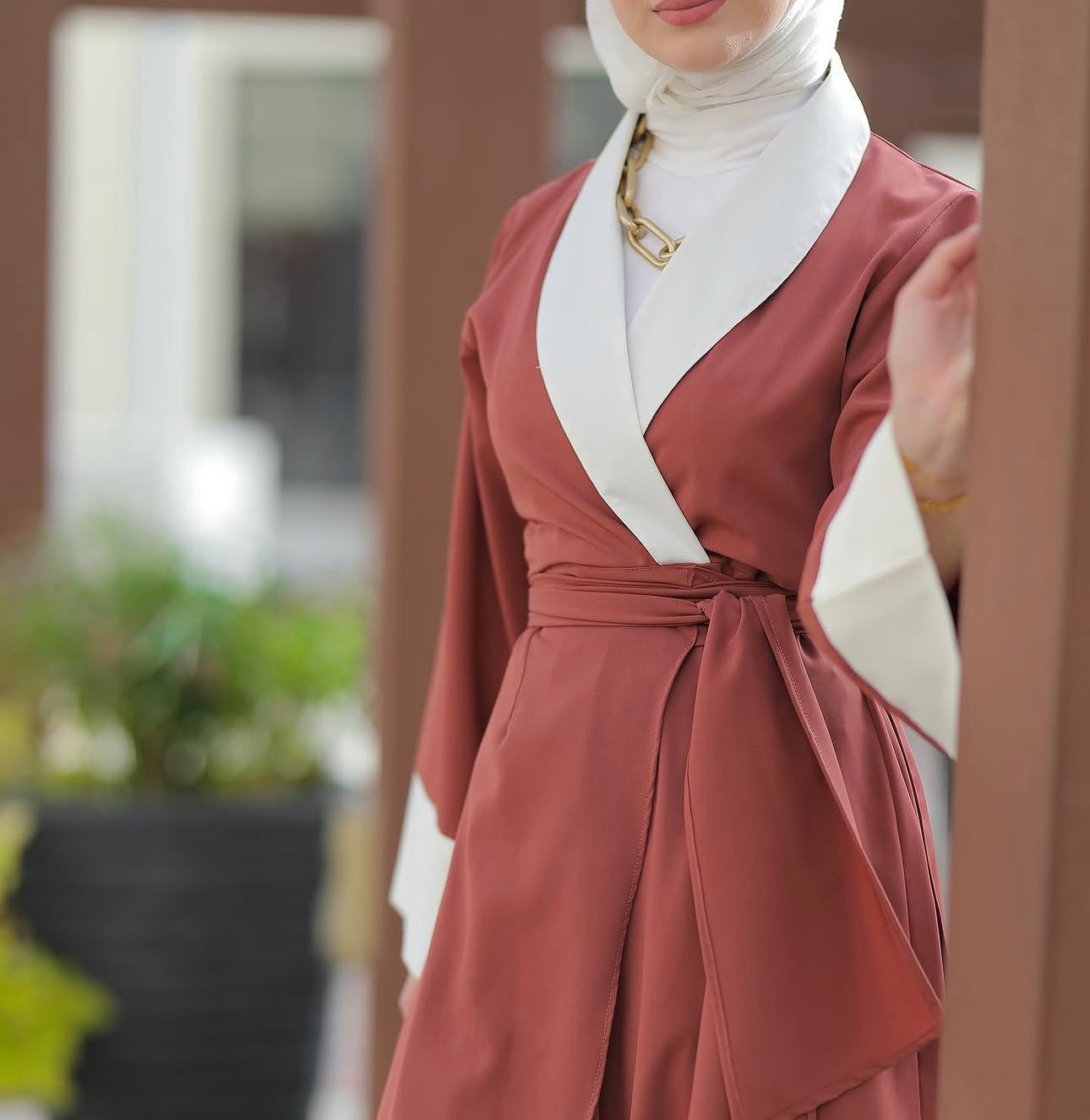 👉 Orlina Modest Jumpsuit – Elegant Blazer Style