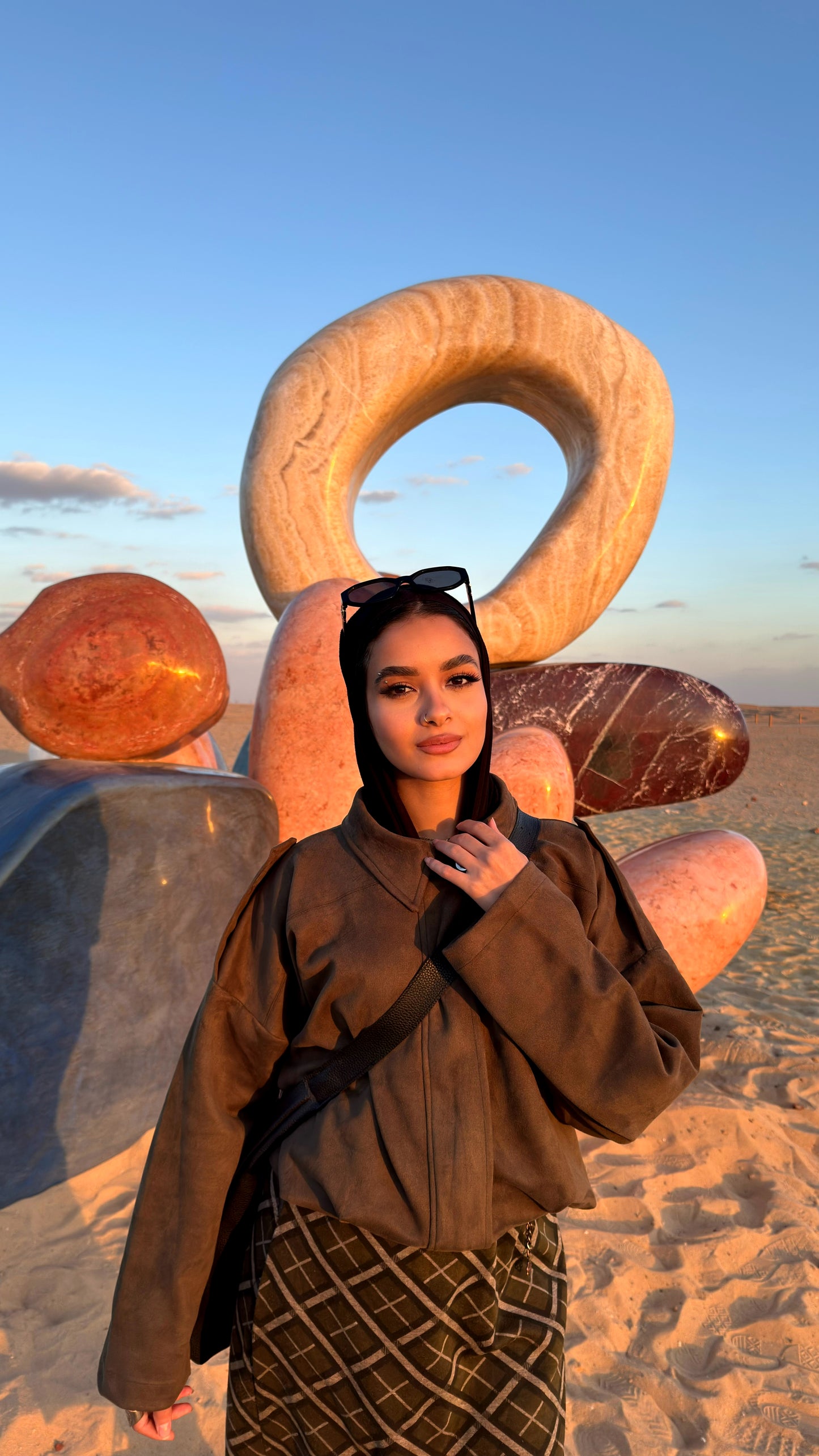 Olive Oversized Suede Jacket